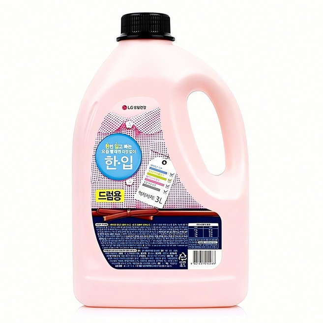 3L 드럼세제 포장 세탁 세제 용기 세척제 비닐 포 장기 통 리필 팩 정제 겉 드럼세탁기, 1