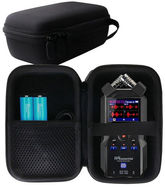 WERJIA Zoom H5studio/H6essential 휴대용 녹음기와 호환되는 하드 케이스 (H6Essential용) 191975 6928840677, For H4essential