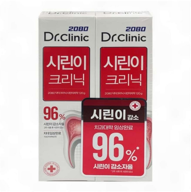 120g 2개입 시린이 치약 잇몸보호 구강 치아관리 민감성 케어, 1개