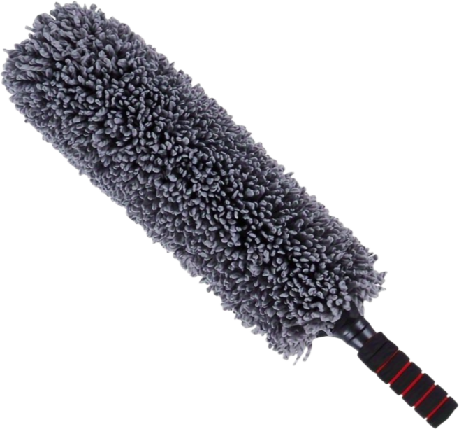 차량용 확장형 면사 정전기 먼지털이 왁스 브러쉬, 1개