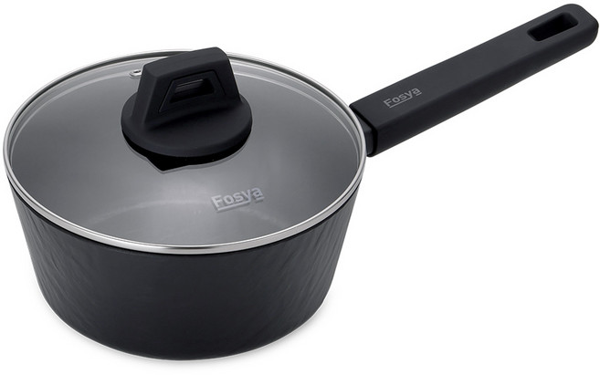 PN풍년 포시아 실키스톤 IH 인덕션 코팅 냄비 편수 양수 전골 프라이팬 세트, 1개, 20cm 편수, 블랙