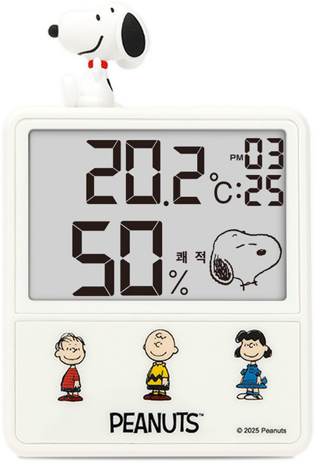 스누피 디지털 온습도계, 1개