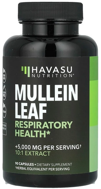 Havasu Nutrition 뮬레인 잎 500mg 캡슐 90정 HAV-01713, 1개 - 쿠팡