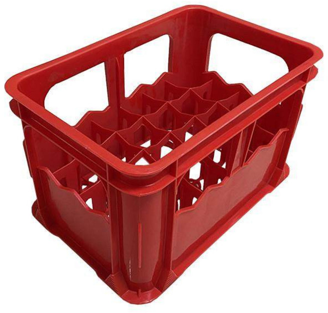 맥주 병 박스 소주 수납용 음료수 음료 정리 업소용 주류 바구니, 1개, 1단, 코카콜라 상자 24병 그린