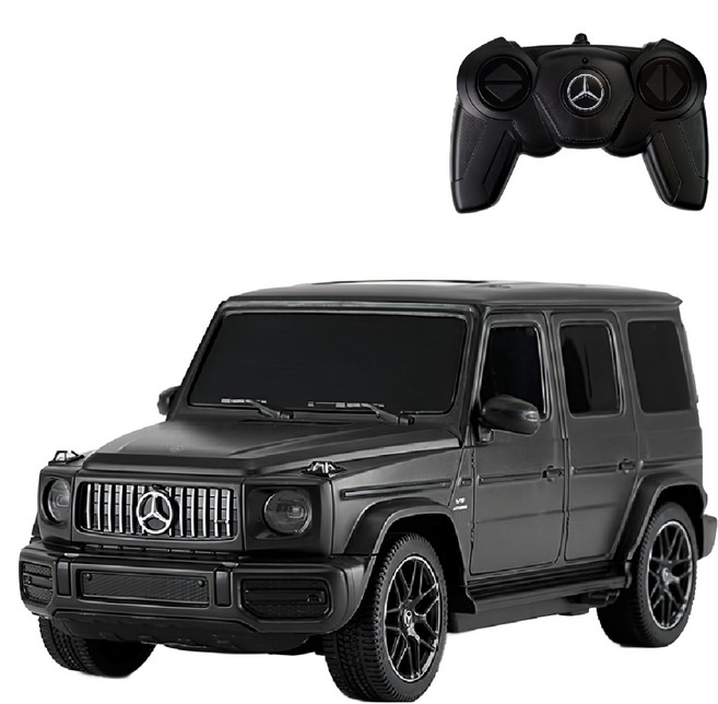RASTAR 1:24 賓士 G63 遙控車 原廠授權 細節逼真, 黑色, 1個