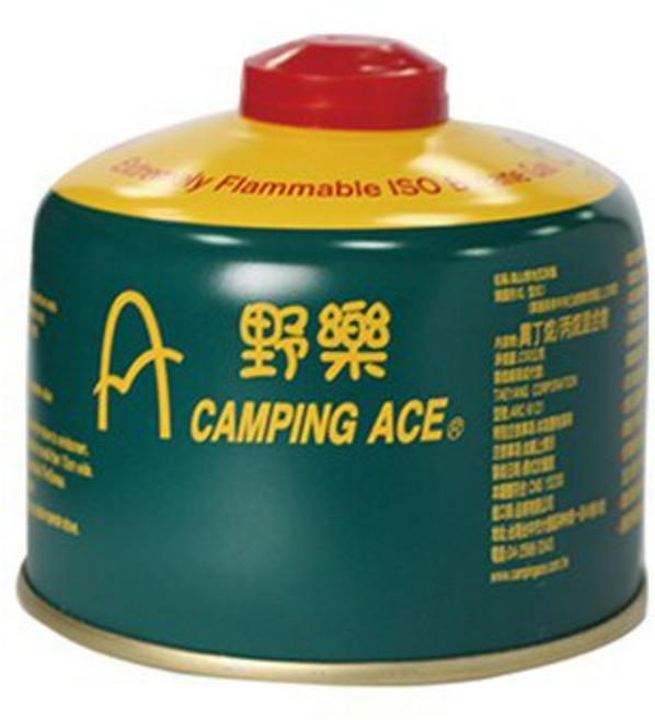 野樂 CAMPING ACE 高山寒地異丁烷瓦斯罐, 230g, 1罐