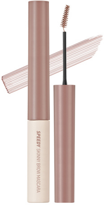 페리페라 스피디 스키니 브로우 마스카라, 1개, 005 피오니애쉬