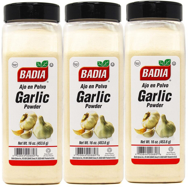 Badia Garlic Powder 105 Oz 미국직구 453.6g 3개