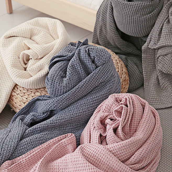 베이직 바이오워싱 모달 스프레드 홑이불, 그레이