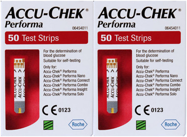 로슈 아큐첵 퍼포마 혈당측정지 스트립 100매입, 1개, 100개입