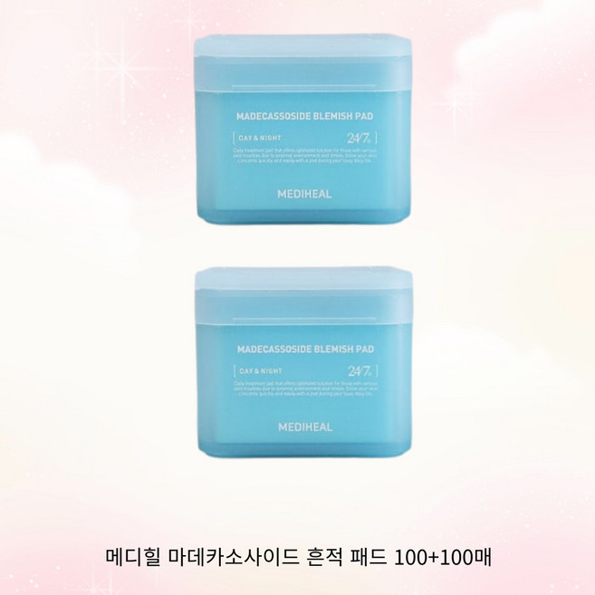 메디힐 마데카소사이드 흔 적 패드 100매+리필 100매, 340ml, 1개