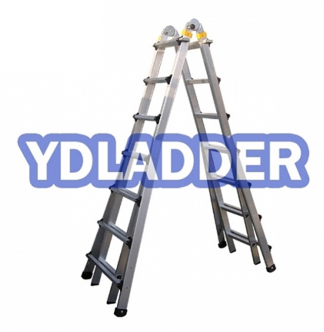 신양 KC안전인증 LS 이중 다목적 사다리 (일반형 특대형) 알루미늄 높이조절 접이식, LS사다리-7단, 1개