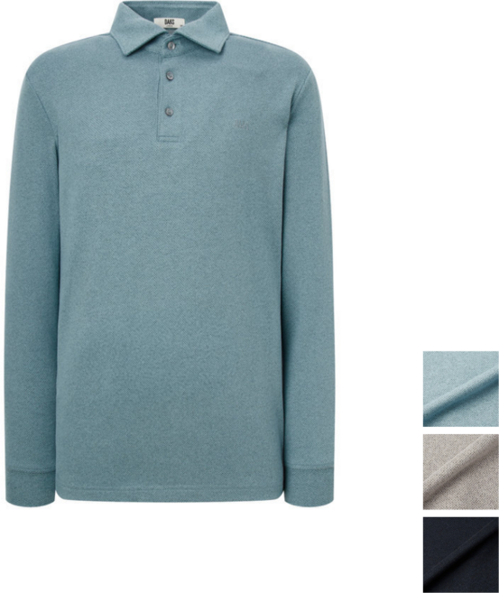 닥스 남성 단색 면혼방 긴팔카라티셔츠 3color