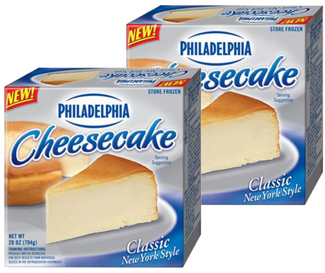 필라델피아 치즈케이크 1+1 행사(플레인+플레인), 2개, 794g