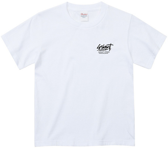 크로스써드먼트 에센셜 스트릿 로고 17수 스트릿룩 면 오버핏 통기성 반팔 티셔츠