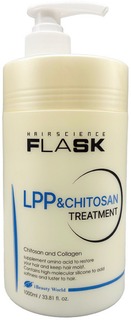 플라스크 엘피피 & 키토산 트리트먼트 1000ml 대용량 극손상용 트리트먼트, 1개, 1L