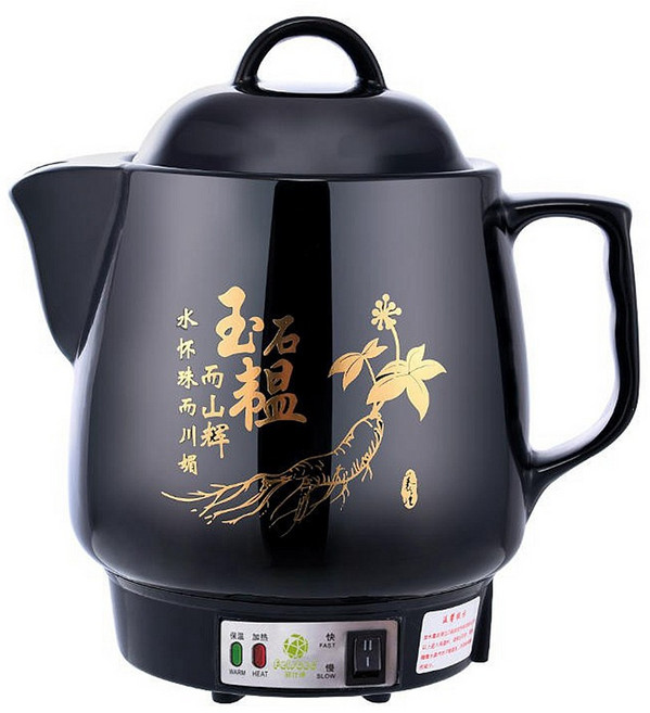 Feirsted 全自動免看管煎藥壺 4L 耐高溫陶瓷 自動保溫 110V, 1個