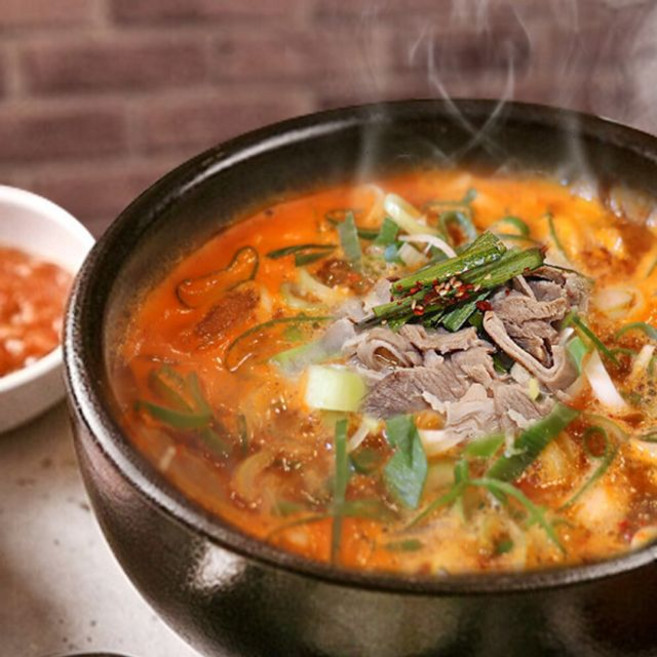 부산 국민시장 옛 진양식당 얼큰 돼지국밥 630g, 5개