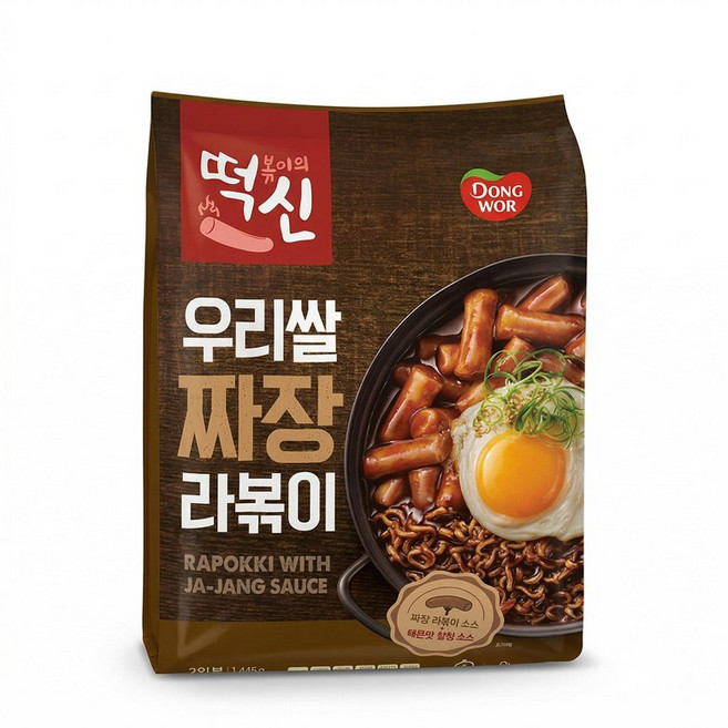 떡신우리쌀짜장라볶이 1446g 1개, 1.446kg