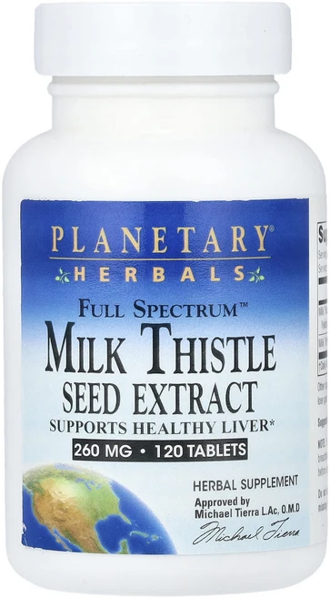 몸관리하세요 겨울입니다 Planetary Herbals Full Spectrum™ 밀크시슬 씨추출물 120정 특별관리진행, PlanetaryHerbalsFullSpectrum밀크, 1개 - 쿠팡