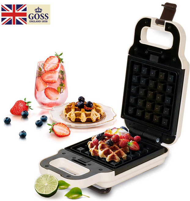 2in1 샌드위치 와플 메이커 크로플기계 와플기계, 고스 와플메이커 GS-SM521BE