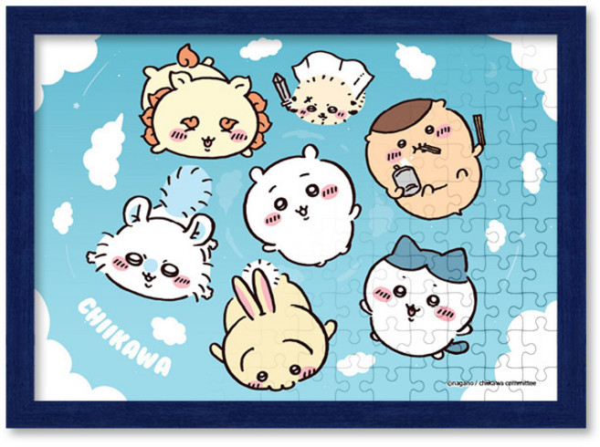 500피스 직소퍼즐+액자세트 - 치이카와 스카이다이빙 (액자포함), 액자색상선택, 1세트