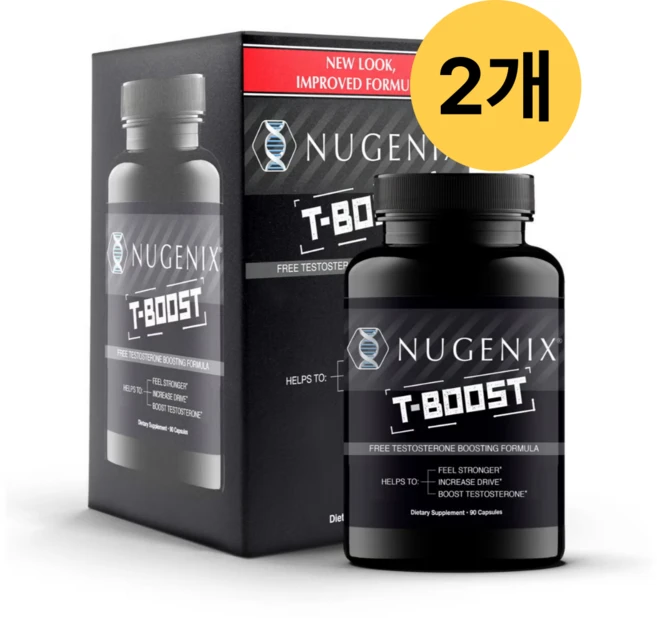 누제닉스 NUGENIX T부스트 테스토스테론 부스터 90캡슐, 2개, 30회분 - 쿠팡