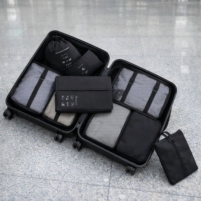 샵버스 여행용 압축 파우치 세트 캐리어 정리함