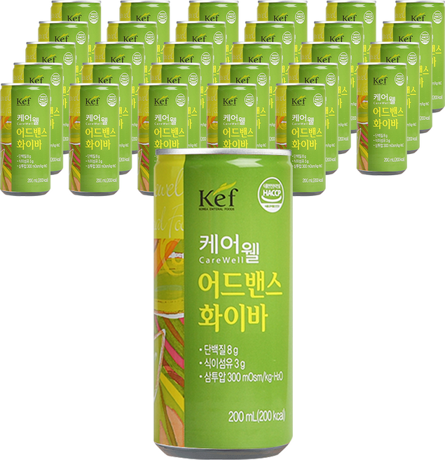 케어웰 어드밴스 화이바, 200ml, 30개