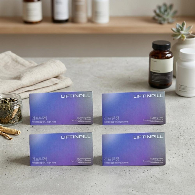 리프틴정 후기 효능 NEW 리프틴정 리프팅정 리프틴 정, 4개, 60정