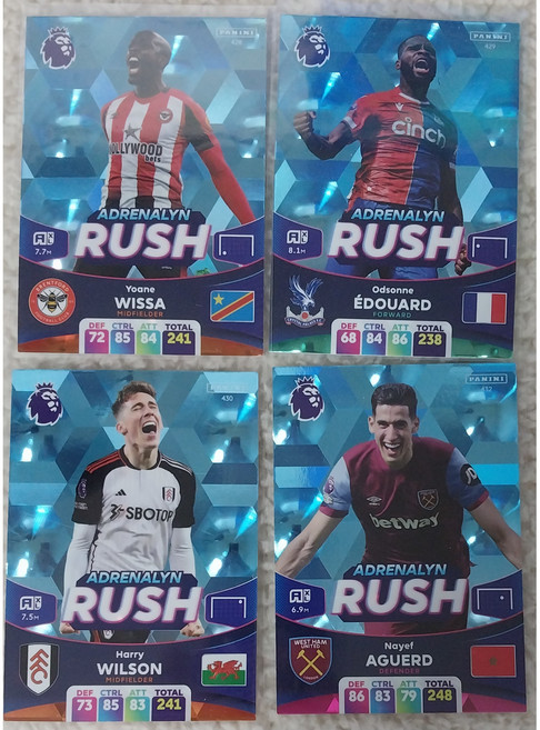 Panini EPL 2024 파니니 프리미어리그 RUSH 선택구매, Yoane Wissa, 1개
