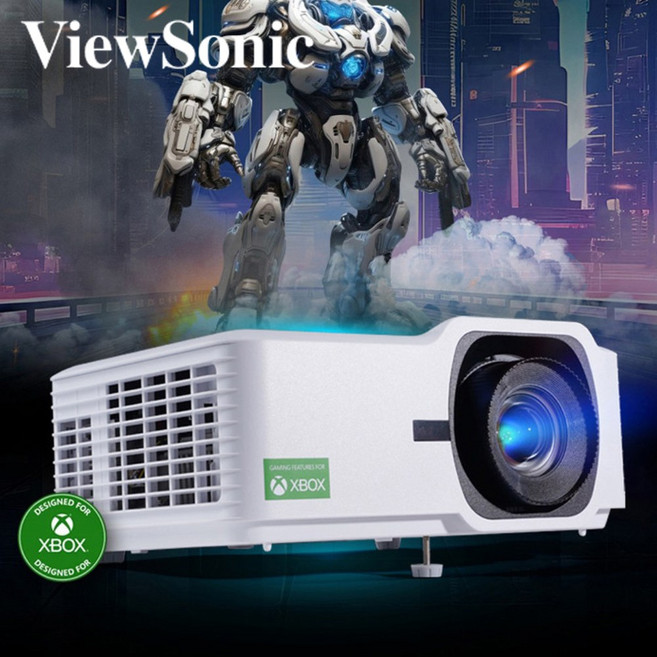 뷰소닉 LX700-4K 레이저 3500안시 4K UHD 가정용 업소용 카페 매장용 교육장 사무실 강의실 회의실 교회용 회의용 강의용 사무용 강당용 업무용 세미 단초점 빔프로젝터