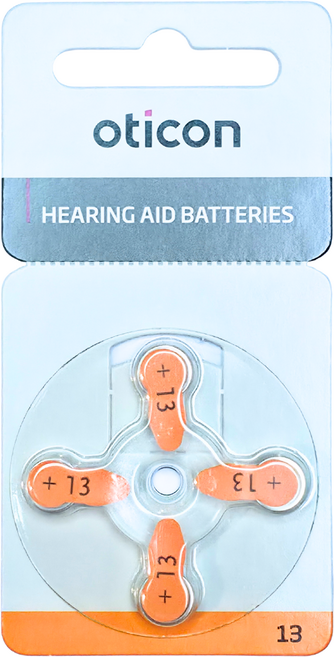 오티콘 보청기 배터리 건전지 밧데리 약, 1세트, 오티콘 13A, (40알)