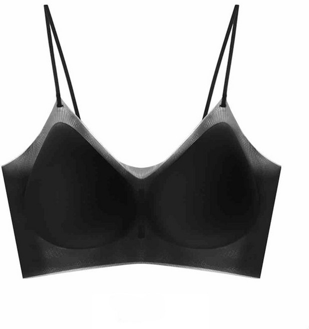 涼感細肩帶無鋼圈無痕美背內衣