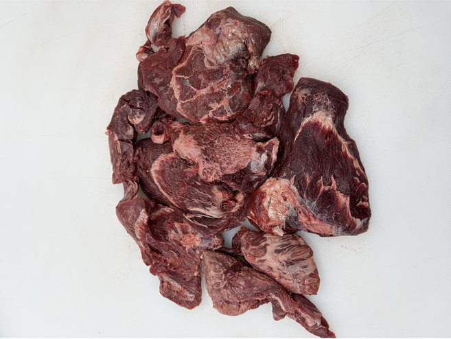 맛소푸드 한우뽈살 소뽈살 볼살 머리잡육, 2개, 1kg