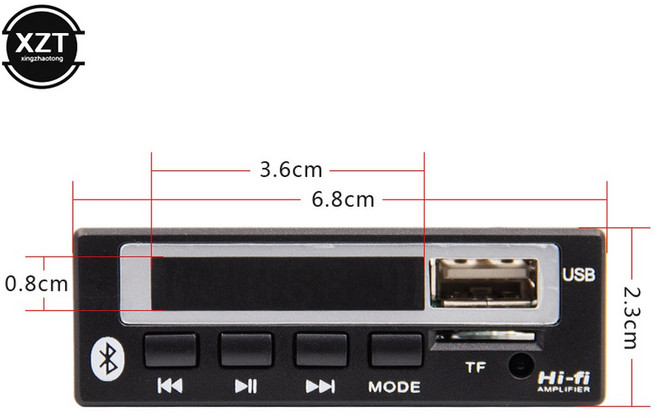 MP3 제어 원격 블루투스 자동차 USB 무선 라디오 새로운 디코더 자동차에 오디오 플레이어 모듈 TF WMA FM 보드 12V