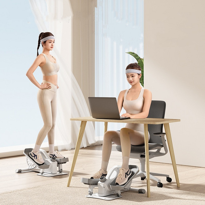 [SMTONE] 가정용 2in1 무소음 스텝퍼 마그네틱 스텝퍼 천국의계단 계단오르기 스텝밀 스텝클라이머 스텝박스 홈트 운동기구 하체근력 강화 운동기구 유산소 운동기구 16단계조절, 기분버전