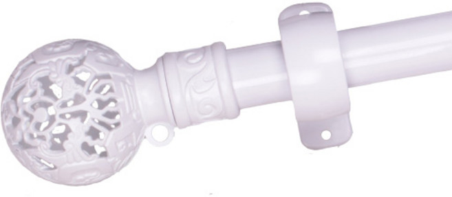 한국레일갤럭시 25mm 지구 커튼봉 커텐봉, 화이트