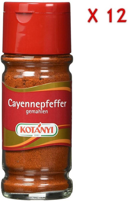 Kotanyi 코타니 칠리 페퍼 카이옌 페퍼 스파이스 믹스 그라운드 30g 12개