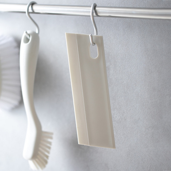 키텐실 주방 화장실 창문 물기제거기 실리콘 미니 핸드 스퀴지 3P, 3개, 화이트