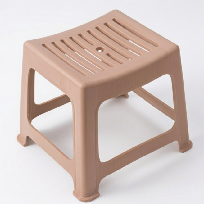 AEGEN 높은 화장실 욕실의자 미끄럼방지 목욕의자, 누드핑크