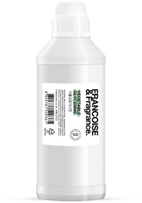 프랑스와즈 식물성 글리세린, 1Kg, 1개, Typical