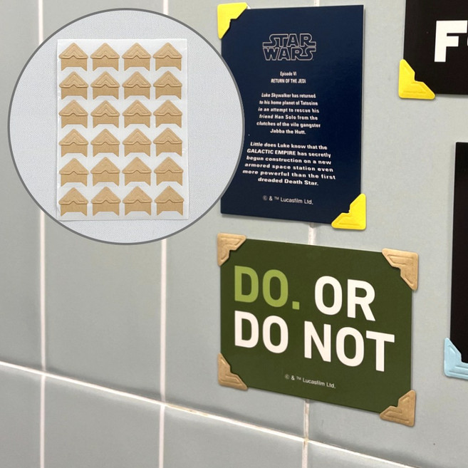 폴꾸 탑꾸 사진꾸미기 모서리스티커 크라프트 모서리스티커 앨범꾸미기 코너스티커 폴라로이드꾸미기 탑꾸스티커