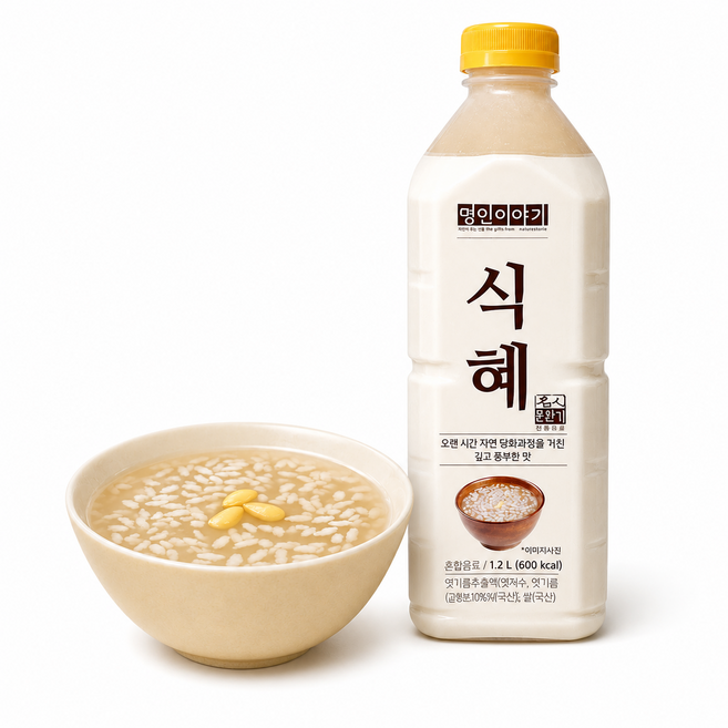 마켓큐브 명인이야기 식혜 1.2L 가정용 일반식혜 전통음료 Kfood 후식, 1개