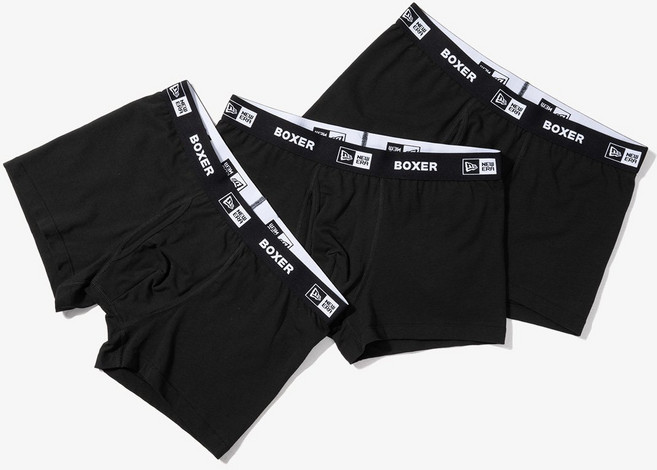 뉴에라 2023 언더웨어 3팩 블랙 13695927