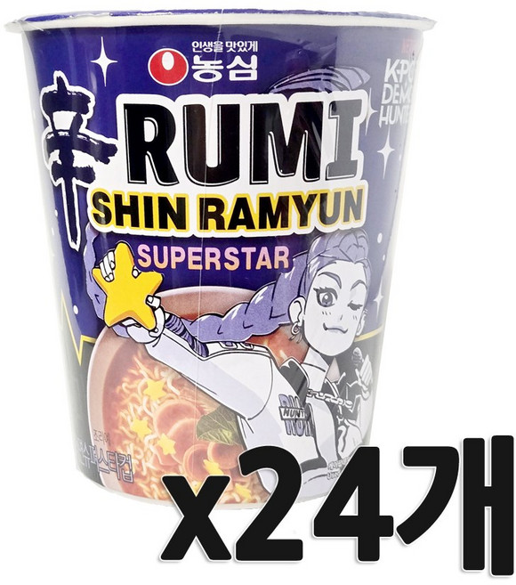 신라면 슈퍼스타컵 65g, 24개