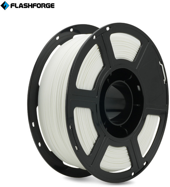 Flashforge 3D 프린터 필라멘트 1.75mm 1kg, 화이트 White, HS PLA