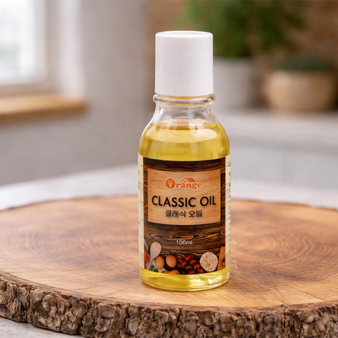 클래식 천연오일 100mL 원목가구 우드슬랩 원목식탁 나무 코팅 관리, 1개