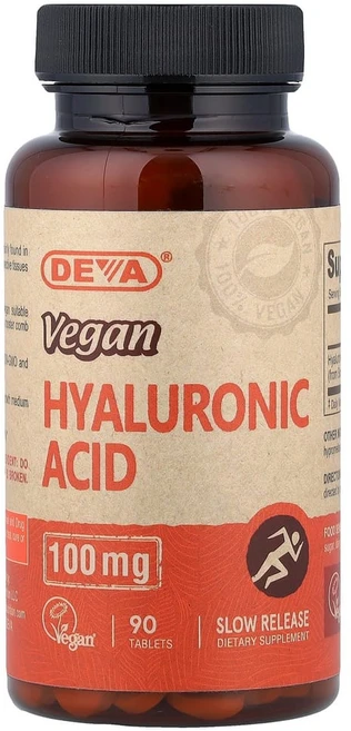 Deva 비건 히알우론산 100mg 90정, 1개 - 쿠팡