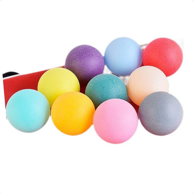 고양이놀이 연습탁구공 컬러 무지 공놀이 연습용 탁구공 유치원교구 어린이집교구 연습볼 애견볼